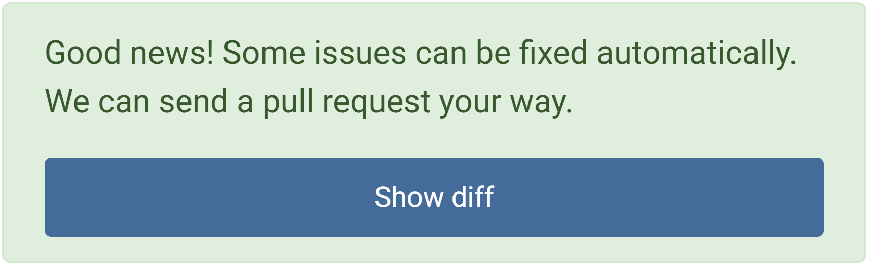 Autofix Banner
