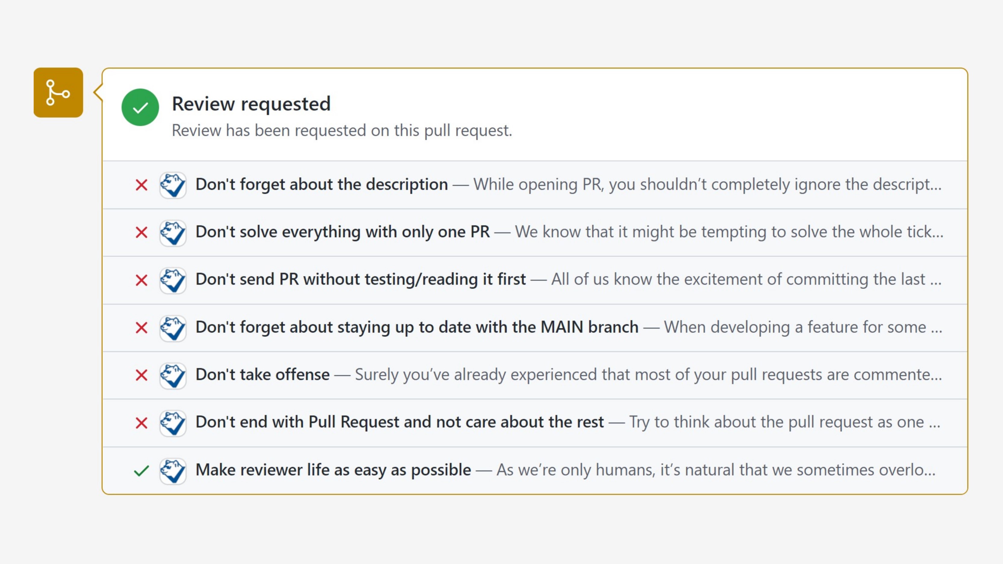 What not to do while opening a Pull Request | Codeac